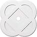 thumbnail image 3 of Ekena Millwork CMP28CE-03000 28 in. OD x 3 in. ID Square Charlotte Architectural Grade PVC Contemporary Ceiling Medallion, 3 of 4