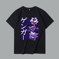 thumbnail image 1 of Camiseta de Pokémon Gengar para niño, ropa de algodón puro, hip hop, manga corta, letras de anime estampadas, cuello redondo qym unisex, 1 of 2