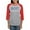 Heather/Red, variant on CafePress - Beta Theta Pi Letters Long Sleeve T Shirt - Womens Baseball Tee