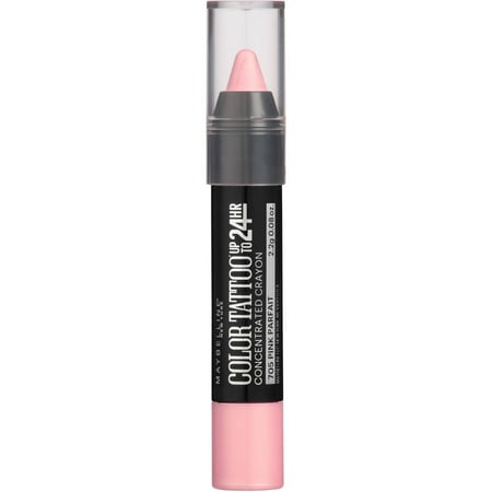 Maybelline Eyestudio ColorTattoo Concentrated Crayon, Pink Parfait, 0.08 Oz