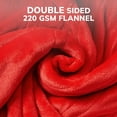 thumbnail image 4 of VECUKTY 50" x 60" Electric Throw Heated Blanket with 6 Heating Levels & 2-10H Auto-off, Machine Washable Double sided Flannel, Red, 4 of 11