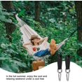 thumbnail image 2 of 2 x Fixation de Swing - Support de hamac - Chaise suspendue - Corde de chaise suspendue - 28 cm - avec 2 mousquetons et 2 anneaux en D, 2 of 5