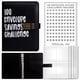 thumbnail image 1 of Money Challenge Budget 100 sobres libreta de ahorros para planificador (con candado) negro, 1 of 6