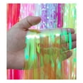 thumbnail image 3 of Backdrop Laser Rain Curtain Metallic Laser Rain Curtain for Baby Shower Wedding Birthday, 3 of 6