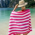 thumbnail image 6 of Arkwright Oversized California Beach Towels - Ringspun Cotton Pool Towel - 30 x 70 in. - (4 Pack) Pink, 6 of 11