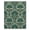 Green, Pattern 3, variant on ODIKA 4'x6' Machine Washable Non-Slip Area Rug, Traditional Dark Green High Traffic Rug, Green, 957162