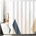 thumbnail image 3 of Volkmi 1 Piece Polyester Marble Fresh Waterproof Shower Curtain 180*180cm YL1207, 3 of 9