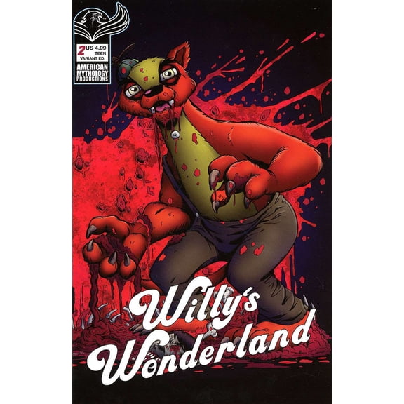 Willy's Wonderland Prequel #2B VF ; American Mythology Comic Book