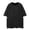 Black, variant on Men's Short Sleeved T Shirt Vintage Suede T Shirt Crewneck Top,M