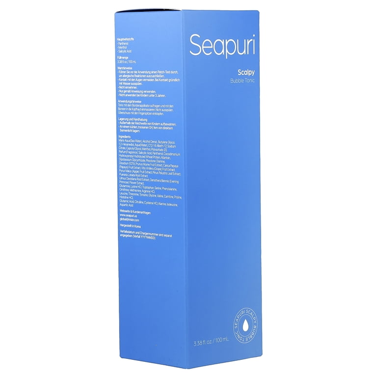 Seapuri Scalpy Bubble Tonic, 3.38 fl oz Hair Scalp Leave-In Foam