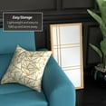 thumbnail image 3 of Red Lantern 3 ft. Short Double Cross Shoji Screen - Natural - 3 Panels, 3 of 6