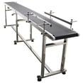 thumbnail image 4 of 118x15.7 Inch Conveyor PVC Belt Conveyor Double Guardrail Conveyor 110V Adjustable Speed, 4 of 17