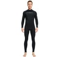 thumbnail image 5 of Yucurem Men's One-Piece Wetsuits - Breathable Diving Surfing Clothes - Sunscreen Surfing Swimsuit (Black XXXL), 5 of 10