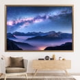 thumbnail image 4 of Above Clouds Wall Decor, Above The Clouds Poster, Space Printed Canvas, Sky Canvas, Cosmos Wall Art, Milky Way Poster, Landscape Wall Decor, Canvas Wall Decor - Natural Framed, 4 of 9
