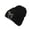 Black, variant on Adult Knitted Winter Baseball Cap Keep Neutral Warm Outdoor Decorate Woolen Hat White One Size
