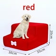 thumbnail image 4 of New Breathable Mesh Foldable Pet Stairs Detachable Pet Bed Cat Dog Ramp 2 Steps, 4 of 4