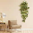 thumbnail image 4 of AuroraX Indoor Decorations Fall Holiday Ornaments , Artificial Wall Mounted Fake Plants , Hanging Wall Balcony Porch Decor, 4 of 6