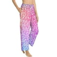 thumbnail image 2 of Daiia Colorful Glitters Women's Sleep Pant with Pockets and Drawstring,Pajama Pants-Large, 2 of 9