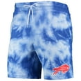 thumbnail image 2 of Men's New Era Royal Buffalo Bills Tie-Dye Shorts, 2 of 3