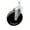 Swivel - No Brake - Black, variant on 4 Inch Phenolic Wheel Swivel 3/8 Inch Threaded Stem Caster Service Caster Brand