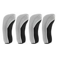 thumbnail image 2 of 4 unids/set Head Cover Headcovers malla de neopreno 3 4 5 6 7 X etiquetas completas gris shamjiam Golf Hybrid Club Head Cover, 2 of 9