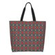 thumbnail image 1 of Disketp Red And Orange On Blue Teal Bolsa Tote Estampada para Mujer, Bolso de Hombro y de Mano para Compras y Viajes, 1 of 8