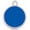 Blue, variant on Silver-tone Small Navy Blue Enamel Disc - Silver-tone Clip on Charm with Mini Year 2025