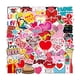 thumbnail image 2 of Yuarrent 50 Uds pegatina impermeable frases inspiradoras en inglés pegatinas de grafiti maleta portátil Scooter refrigerador pegatinas de taza Decoración del hogar día de San Valentín, 2 of 6