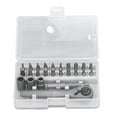 thumbnail image 2 of Hex Ratchet Screwdriver Bit Set, Precise Engineering Ratchet Wrench Screwdriver Bit Set with 23 Bits for Car Electronic Mechanical Maintenance, 2 of 7