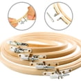 thumbnail image 4 of 5x DIY Embroidery Hoop Set Tool Frame Circle Cross Stitch Hoops Ring DIY Craft, 4 of 11