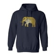 thumbnail image 2 of Tribal Elephant Tattoo Design Women's Hoodie, 2 of 4