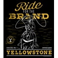 thumbnail image 2 of Women's Yellowstone Dutton Ranch Cowboy Ride For The Brand  Graphic T-Shirt, 2 of 4