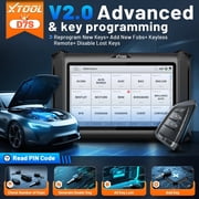 XTOOL D7S Bidirectional Scan Tool AI-Assisted OBD2 Scanner Diagnostic Tool with ECU Cod-ing, All System Car Scanner, 39+ Resets, FCA, Crankshaft Relearn