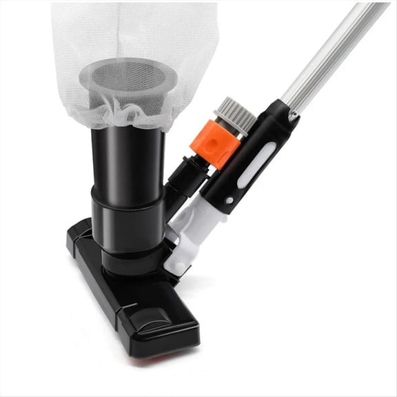 Pool Vacuum Jet Cleaner Cleaning Kit Professional Suction Head and Mesh Bag for SPA Pond Fountain-EU