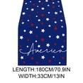 thumbnail image 3 of Darzheoy Independence Day Table Flag, Cotton Printed USA Stars and Stripes Table Runner, Fade-Resistant Machine Washable Decorative Table Flag for Dining Table, Coffee Table, Kitchen, Home, 3 of 8