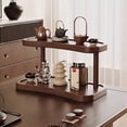 thumbnail image 6 of 1pc Wooden Storage Shelf for Bathroom, Entryway, Office & Living Room – Perfect Organizer for Perfumes, Cosmetics, and Cups, Utility Racks, 6 of 7