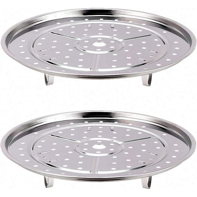 Premium Stainless Steel Steamer Large 2-Tiers Strong Durable And Reinforced Best Healthy Cooking For Dim Sum Vegetables Meat Fish