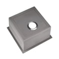 thumbnail image 3 of 18 Inch Drop In & Undermount Kitchen Sink, Single Bowl Stainless Steel Kitchen Sink, Deep Basin Rust Resistant Farmhouse Sink with Noise Canceling Technology Black, 3 of 9