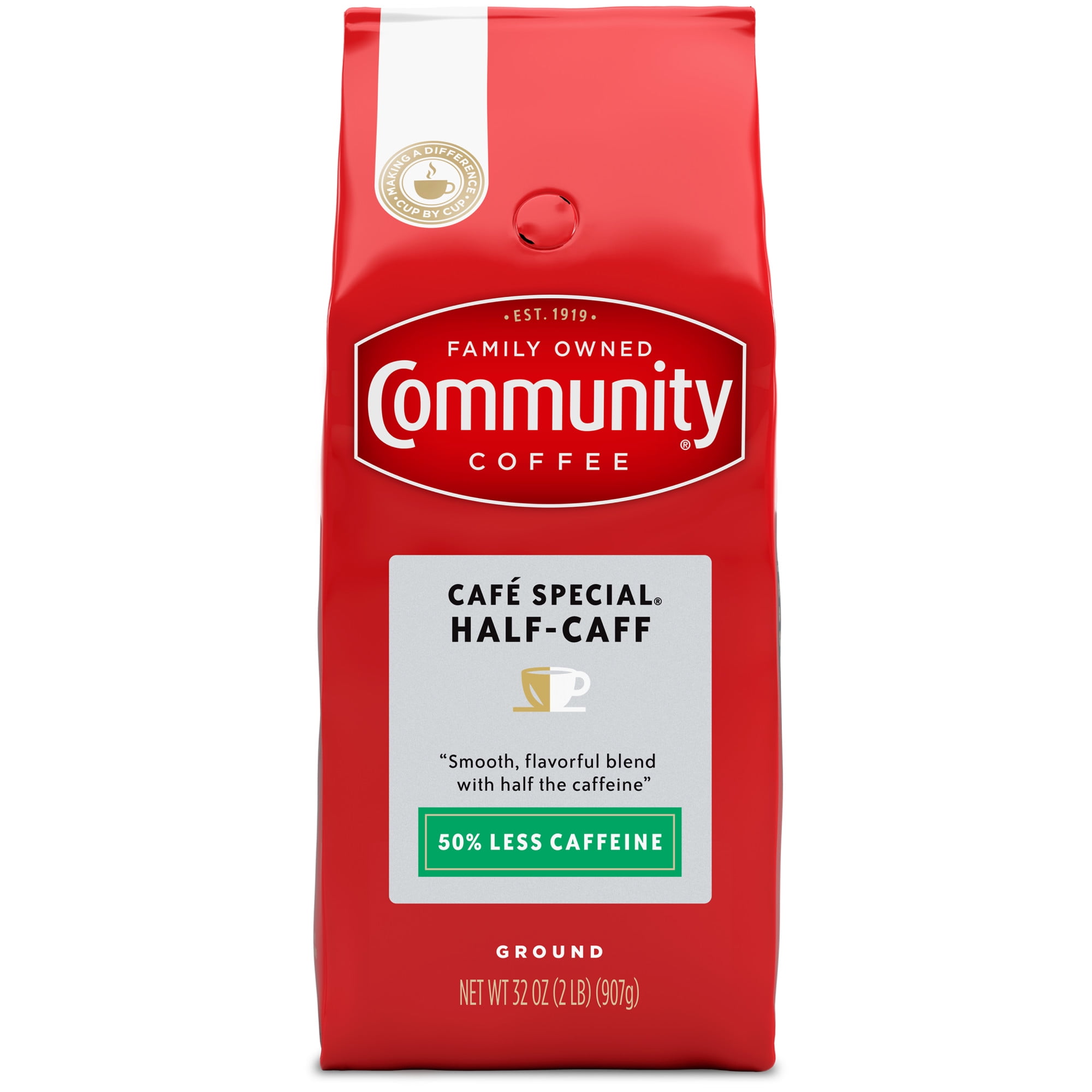 (2 pack) Community® Coffee Half-Caff 32 oz Ground Coffee