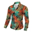 thumbnail image 4 of VgaVtl Mens Shirts Long Sleeve Turn Down Collar Hawaiian Clothes for Men Leisure Loose Big and Tall Beach Graphic Shirts,M, 4 of 7