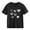 Black, variant on Bnwani Shirts for Girls Fashion Short Sleeve Boys T Shirts Comfortable Tee Red Sizes 3-9