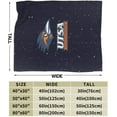 thumbnail image 3 of Utsa Roadrunners Fleece Blanket, Very Soft Microfiber Flannel Blanket for Couch Warm and Cozy for All Seasons, 3 of 6