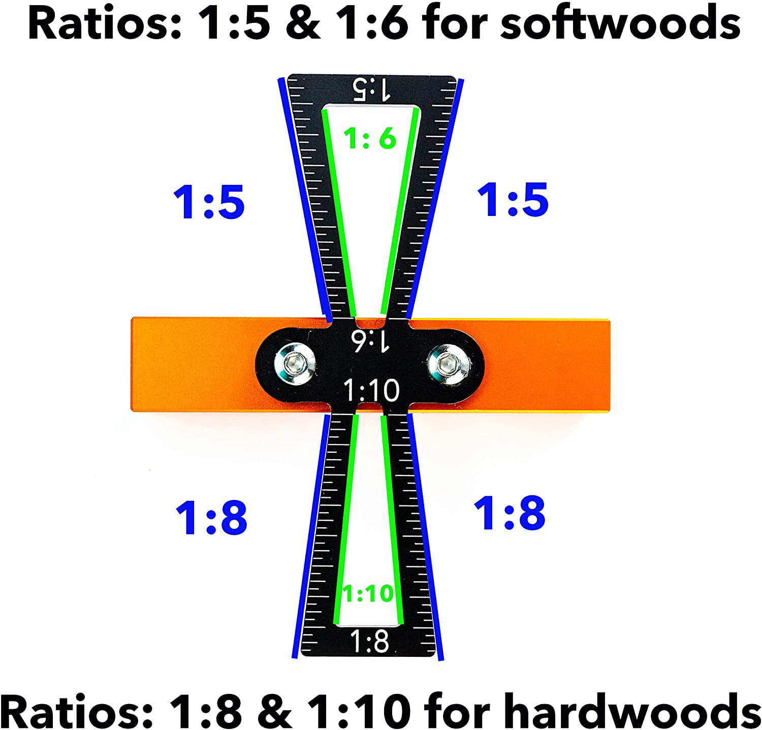 Marking Gauge Woodworking Tool Set Dovetail Jig For 8 Inches Wheel Gauge 