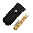 thumbnail image 2 of TheBoneEdge 7.5" Practical Dual-Bladed Trapper Folding Pocket Knife With Nylon Sheath, 2 of 2