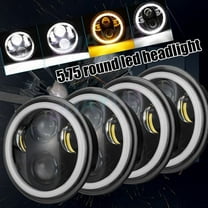 5 3/4" HI-Lo Round LED Headlights 5.75'' For Chevy Chevrolet Impala El Camino X4