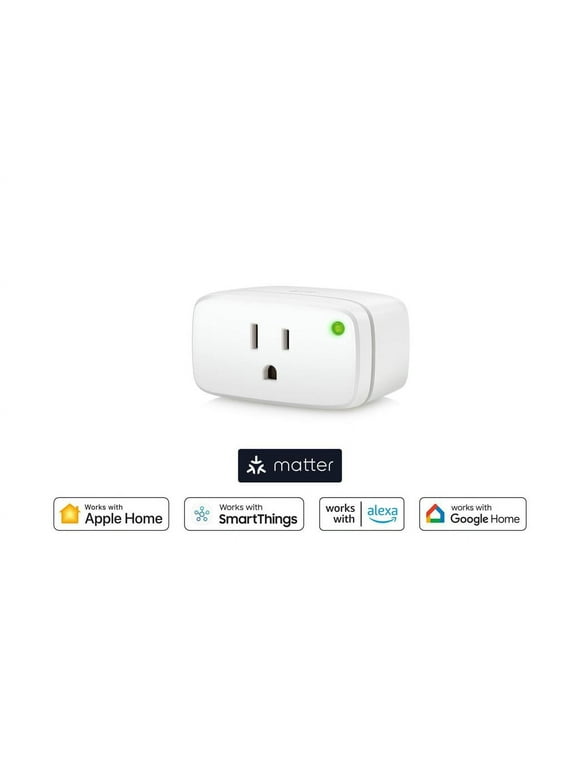 Eve Energy (Matter) 2 Pack - Smart plug, app and voice control, no bridge, Thread, 100% privacy