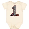 thumbnail image 3 of Inktastic First Birthday Red Hockey Boys or Girls Baby Bodysuit, 3 of 5