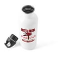 thumbnail image 4 of CafePress - Retired Postal W Stainless Steel Water Bottle 1 - Stainless Steel Water Bottle, Sports Bottle, 1.0L, 4 of 5