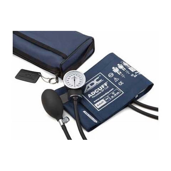 PROSPHYG Aneroid Sphyg, Adult, Navy, Dlx Case ADC768-11AN