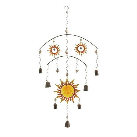 Scintillating Metal Glass Wind Chime